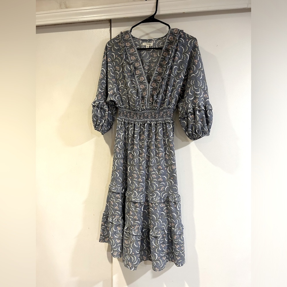 Cute blue print dress